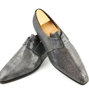 Le derby à deux oeillets Sacha en galuchat