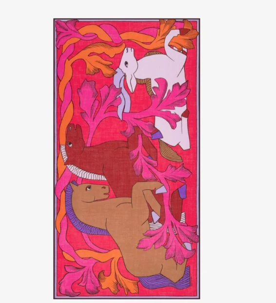 Etole 100 x 190 CAVALE Rouge Inoui Editions Dernière !