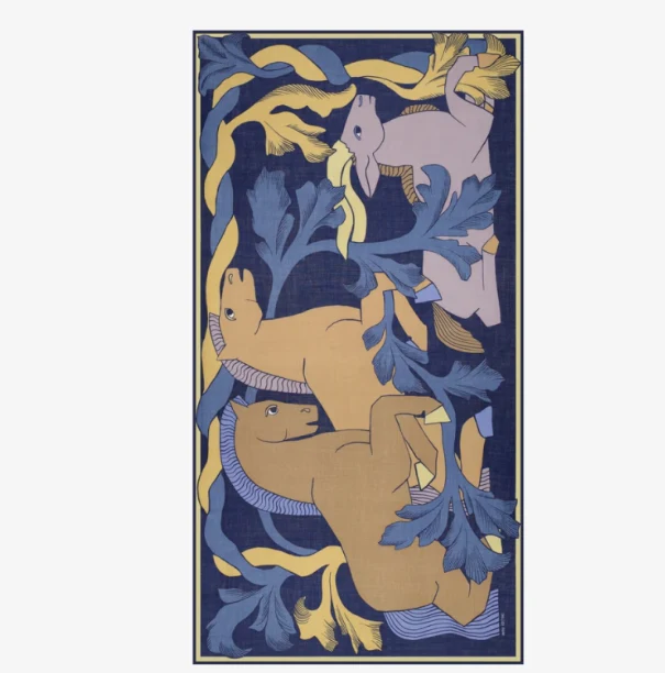 Etole 100 x 190 CAVALE Bleu Inoui Editions Dernière !