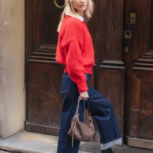 Pull rouge Sonny Scarlet Red BY BAR dernier en taille L !