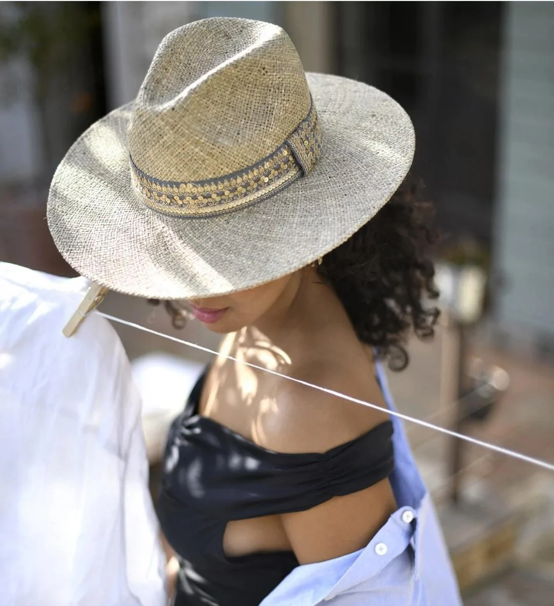 Chapeau de paille SOMBRERO Cielo MARADJI Reste taille L ! – Image 2