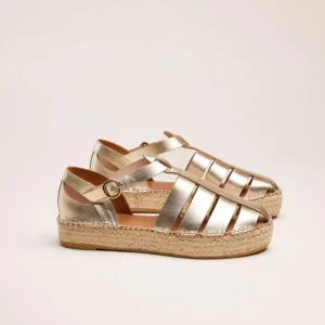 Espadrilles  Thais  Cuir  doré  M MOUSTACHE DERNIÈRE 40 !