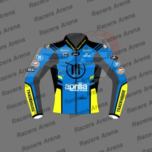 Ai Ogura Aprilia Trackhouse MotoGP 2025 Veste de course en cuir