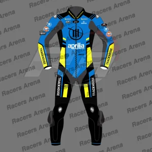 Ai Ogura MotoGP 2025 Aprilia Combinaison de course en cuir pour moto
