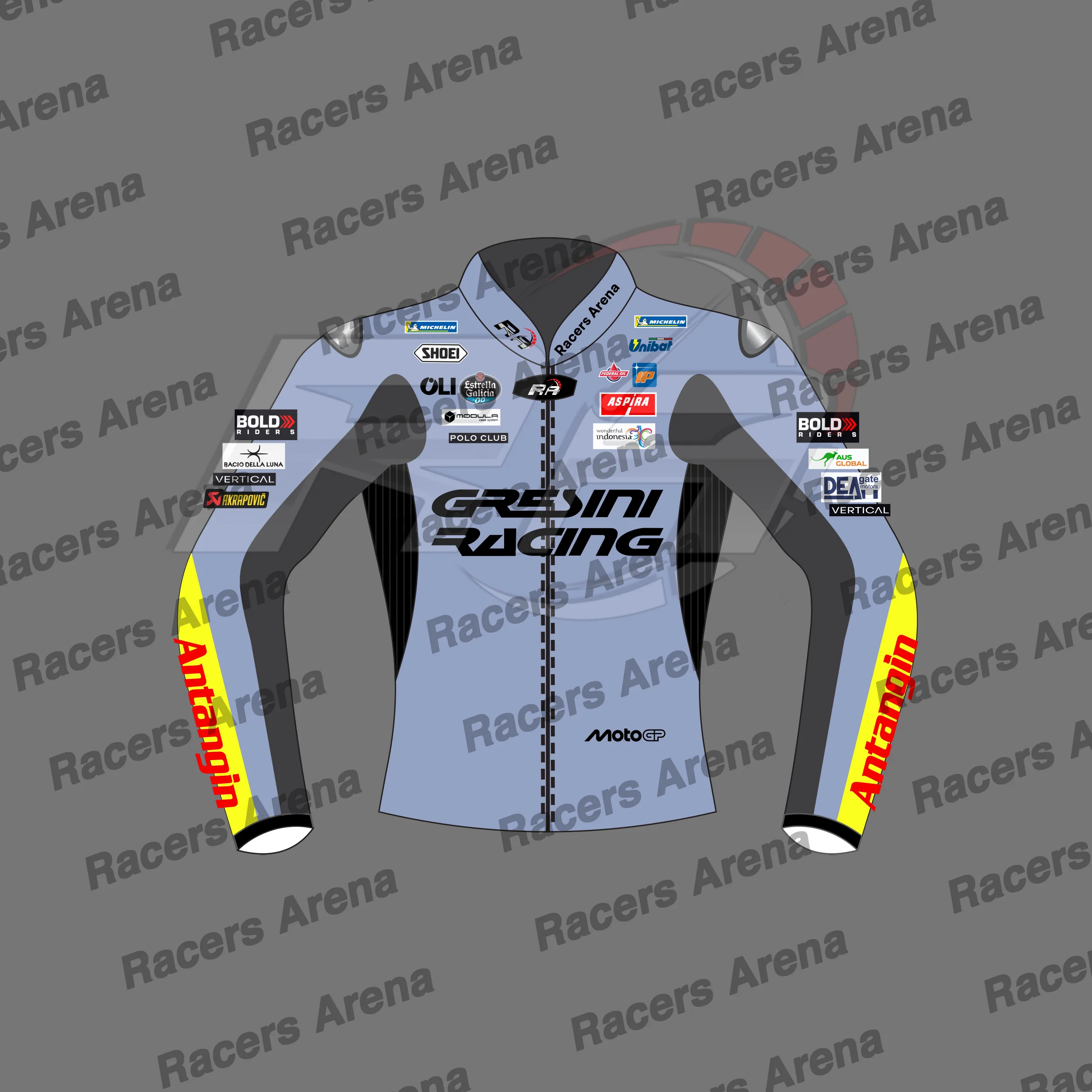 Veste de course de moto Alex Marquez MotoGP Team Gresini 2025