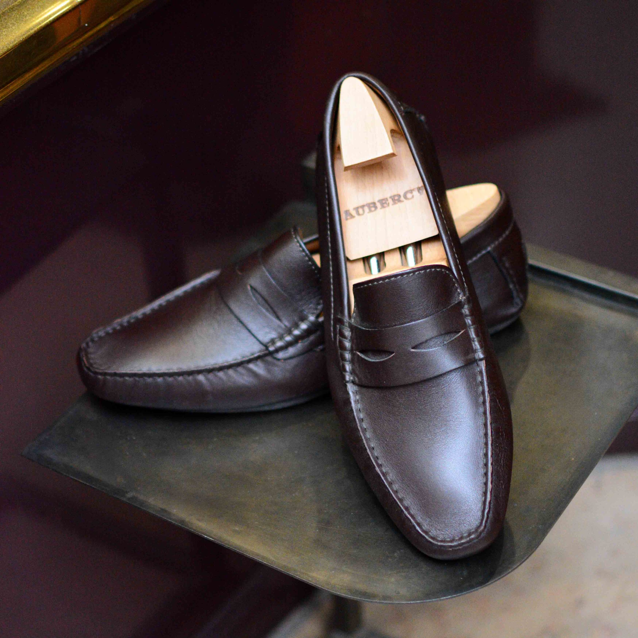 Arsène en cuir marron foncé (Archives) – Image 2