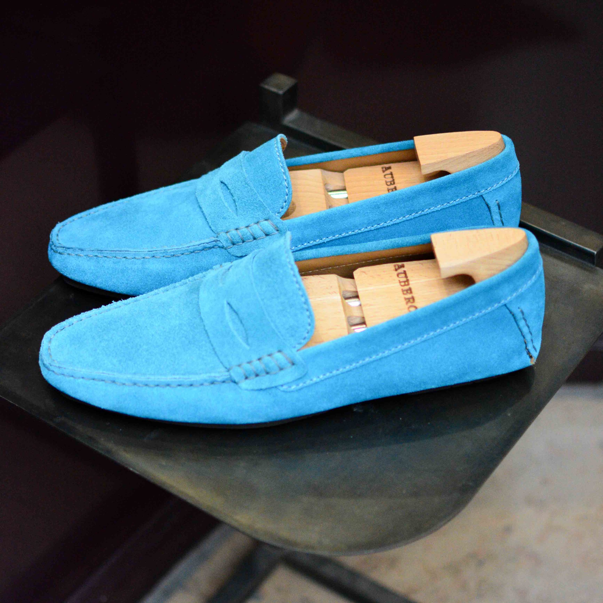 Arsène en daim turquoise (Archives) – Image 3