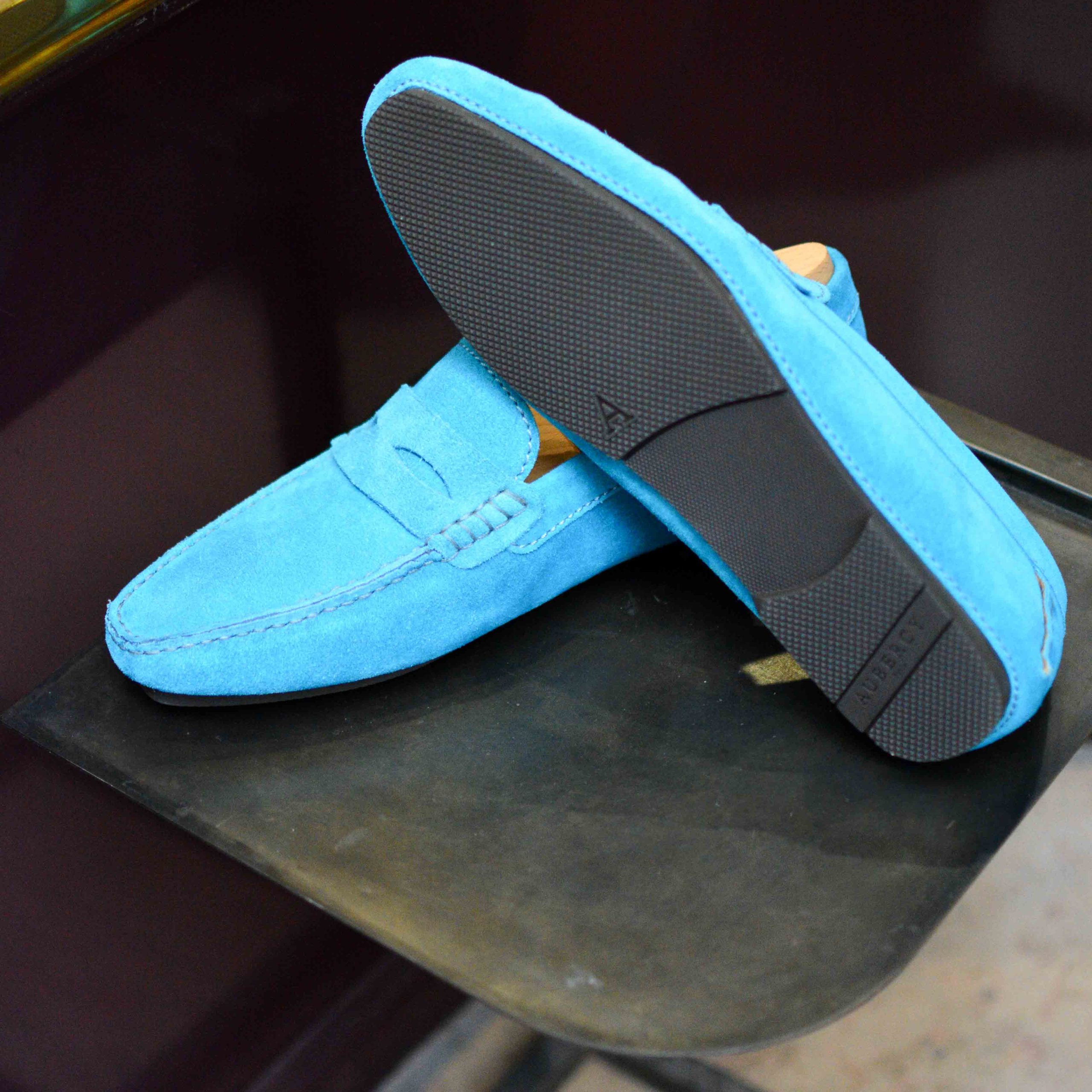 Arsène en daim turquoise (Archives) – Image 4