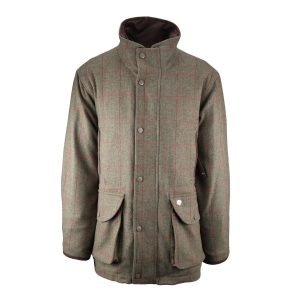 Combrook Mens Tweed Shooting Field Coat - Regular Fit