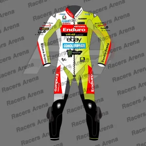 Fabio Di Giannantonio Pertamina Enduro VR46 Racing Team 2024 Combinaison de course en cuir pour moto