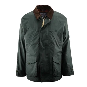 Gewachste Jacke mit Cordkragen