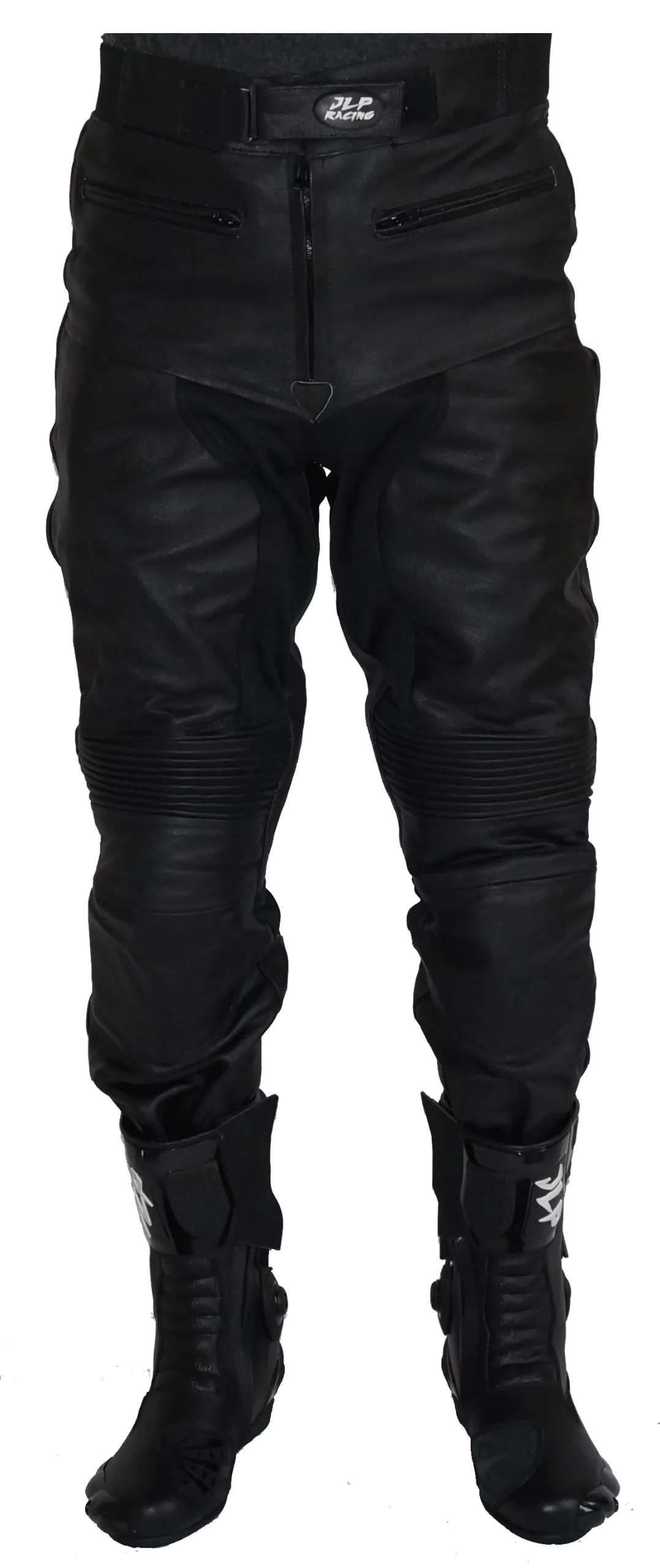 PANTALON CUIR MOTO PISTE ROUTE UNISEXE JLP RACING – Image 3