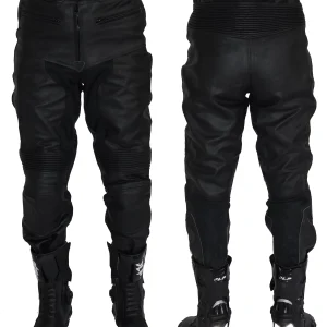 PANTALON CUIR MOTO PISTE ROUTE UNISEXE JLP RACING