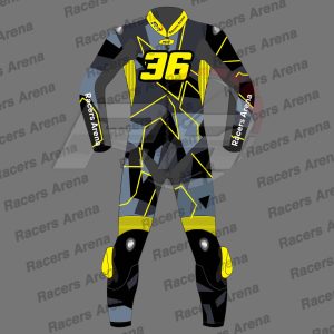Combinaison de course en cuir pour moto Joan Mir 36 Winter Test 2022