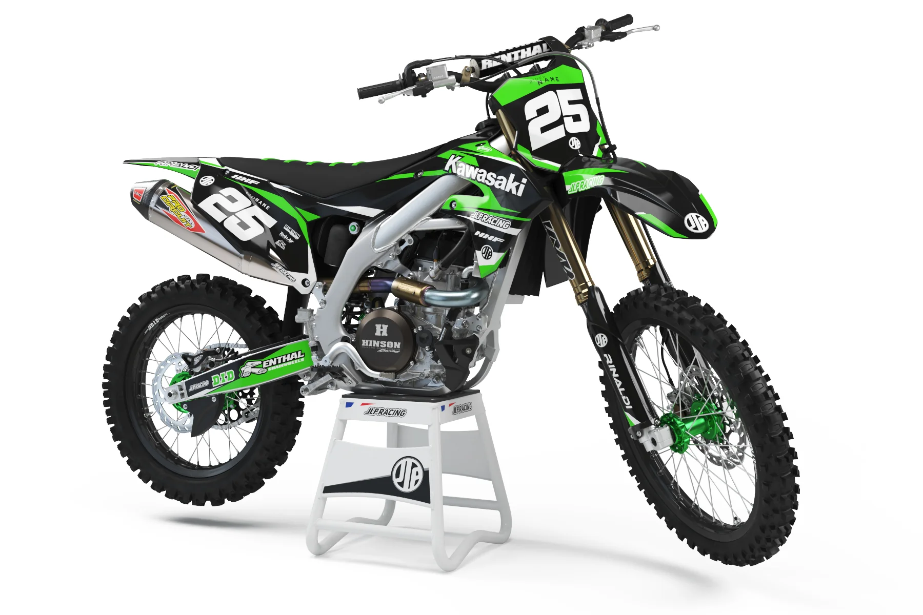KIT DÉCO SEMI PERSO POUR KAWASAKI BY JLP RACING série Atlanta – Image 2