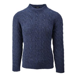 Lambswool Zopfpullover Aryan