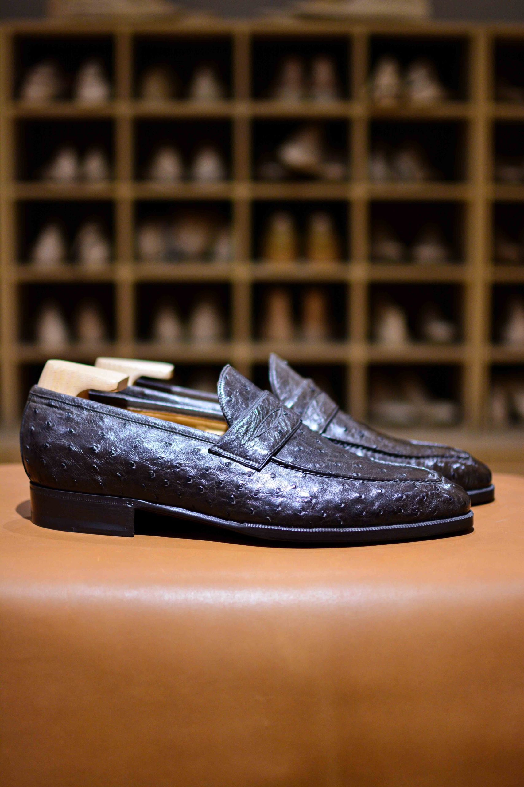 Le mocassin à masque Lupin en autruche – Image 4