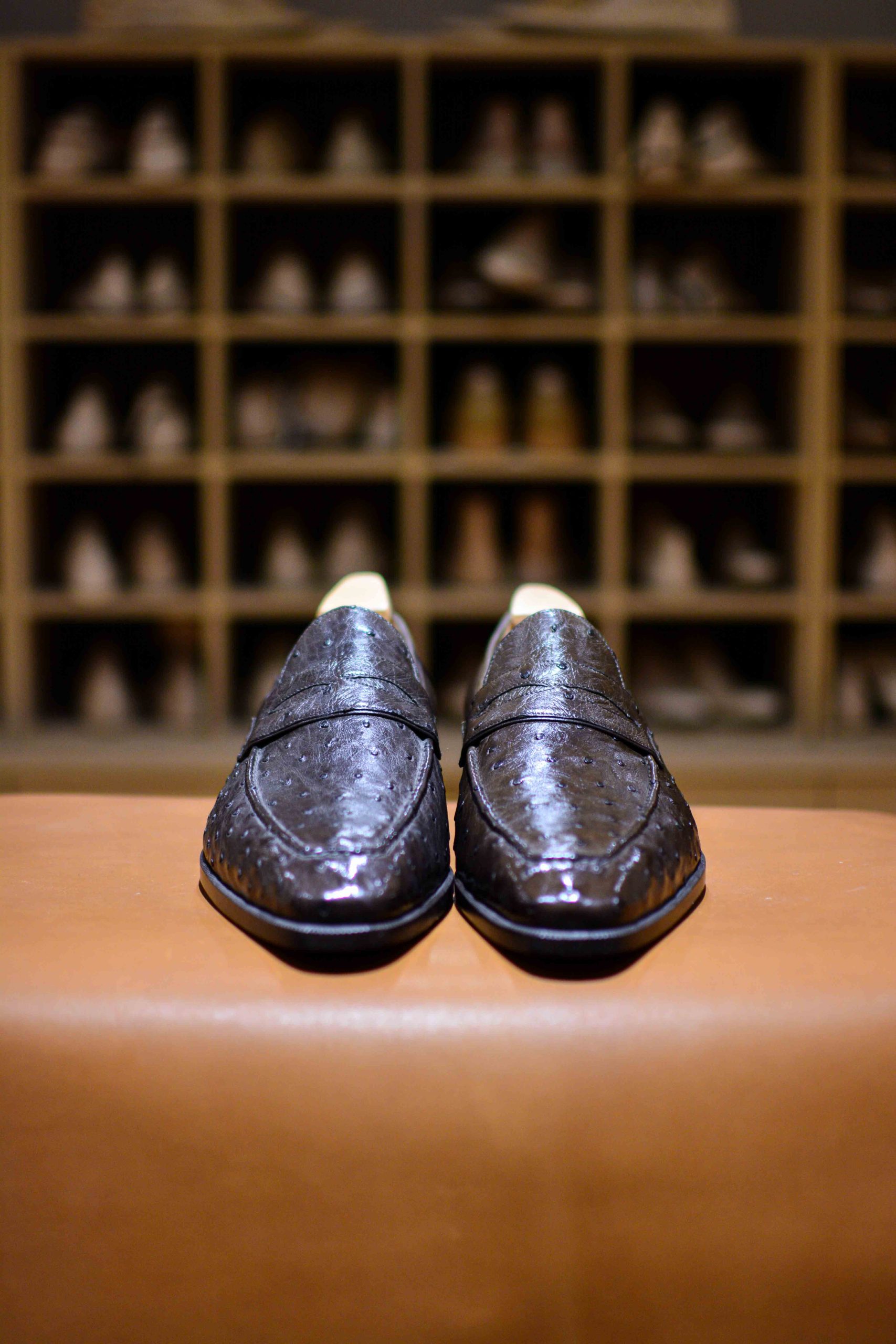 Le mocassin à masque Lupin en autruche – Image 5