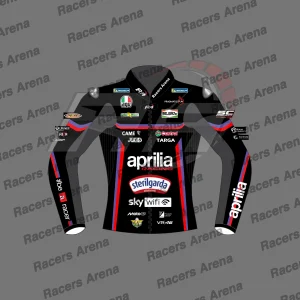 Marco Bezzecchi Aprilia MotoGp 2025 Veste de course en cuir pour moto