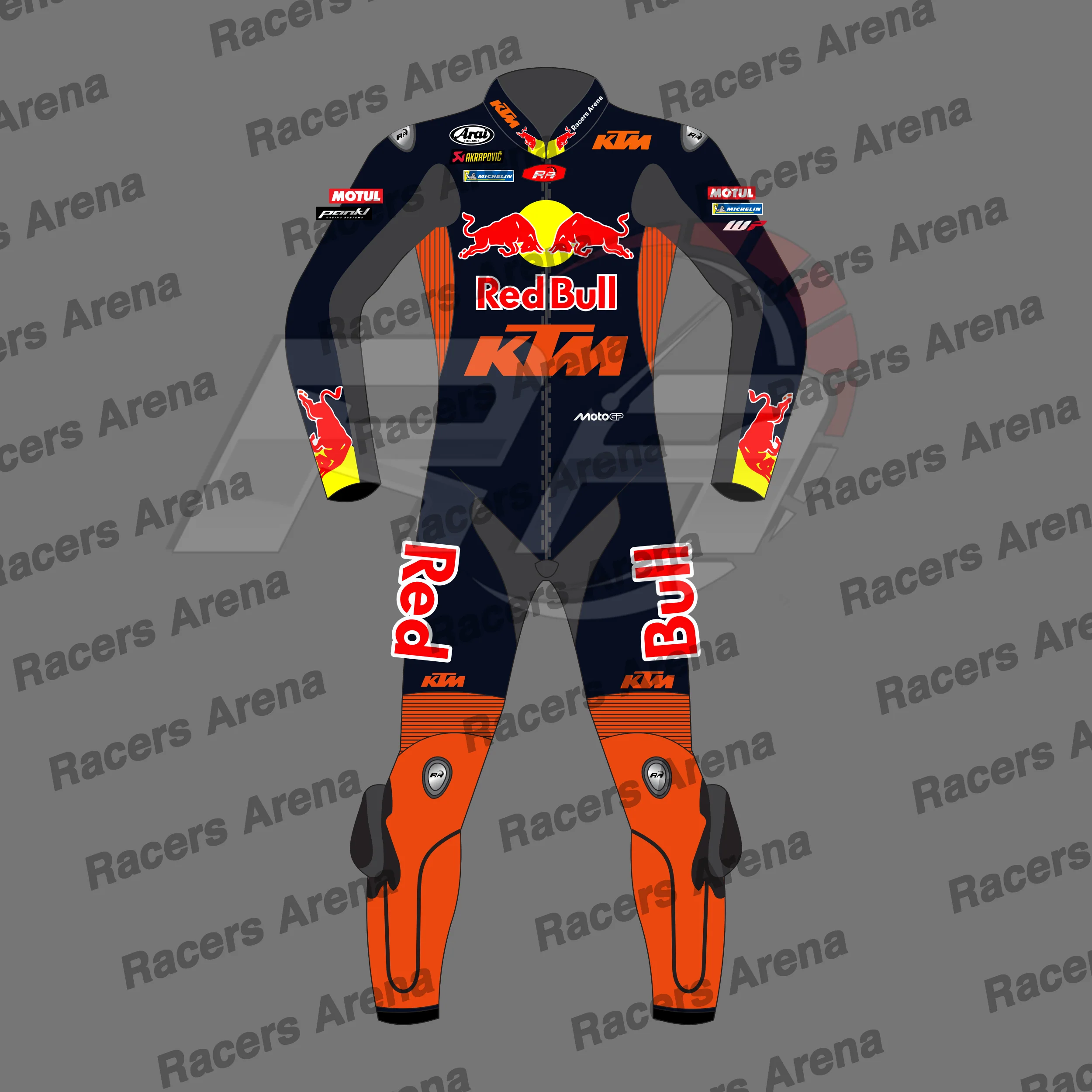 Combinaison de course moto en cuir Maverick Viñales 2025 KTM – Image 2