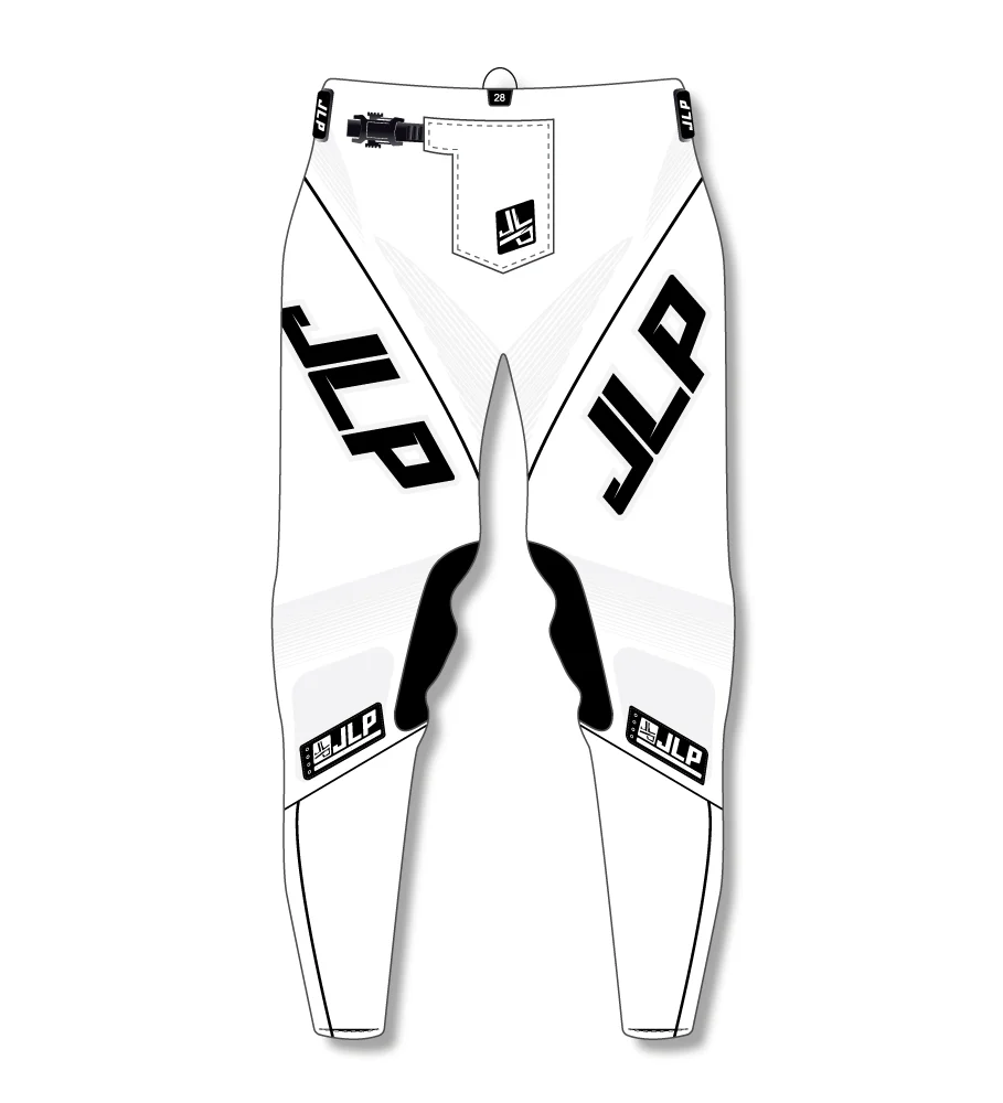 PANTALON BLANC TENUE MOTO CROSS QUAD VTT BMX JLP RACING – Image 3