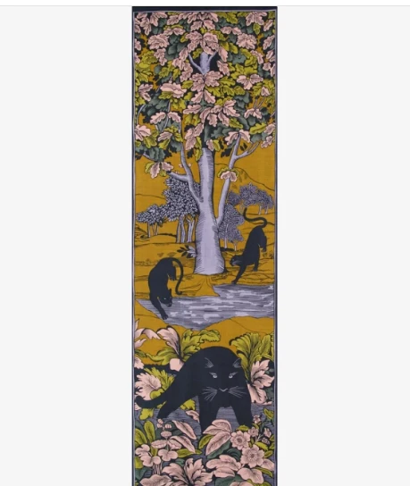 Étole 55 x 190 PANTHÈRE Mordoré Inoui Editions – Image 3