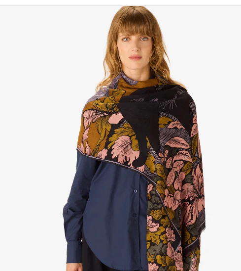 Étole 55 x 190 PANTHÈRE Mordoré Inoui Editions – Image 4