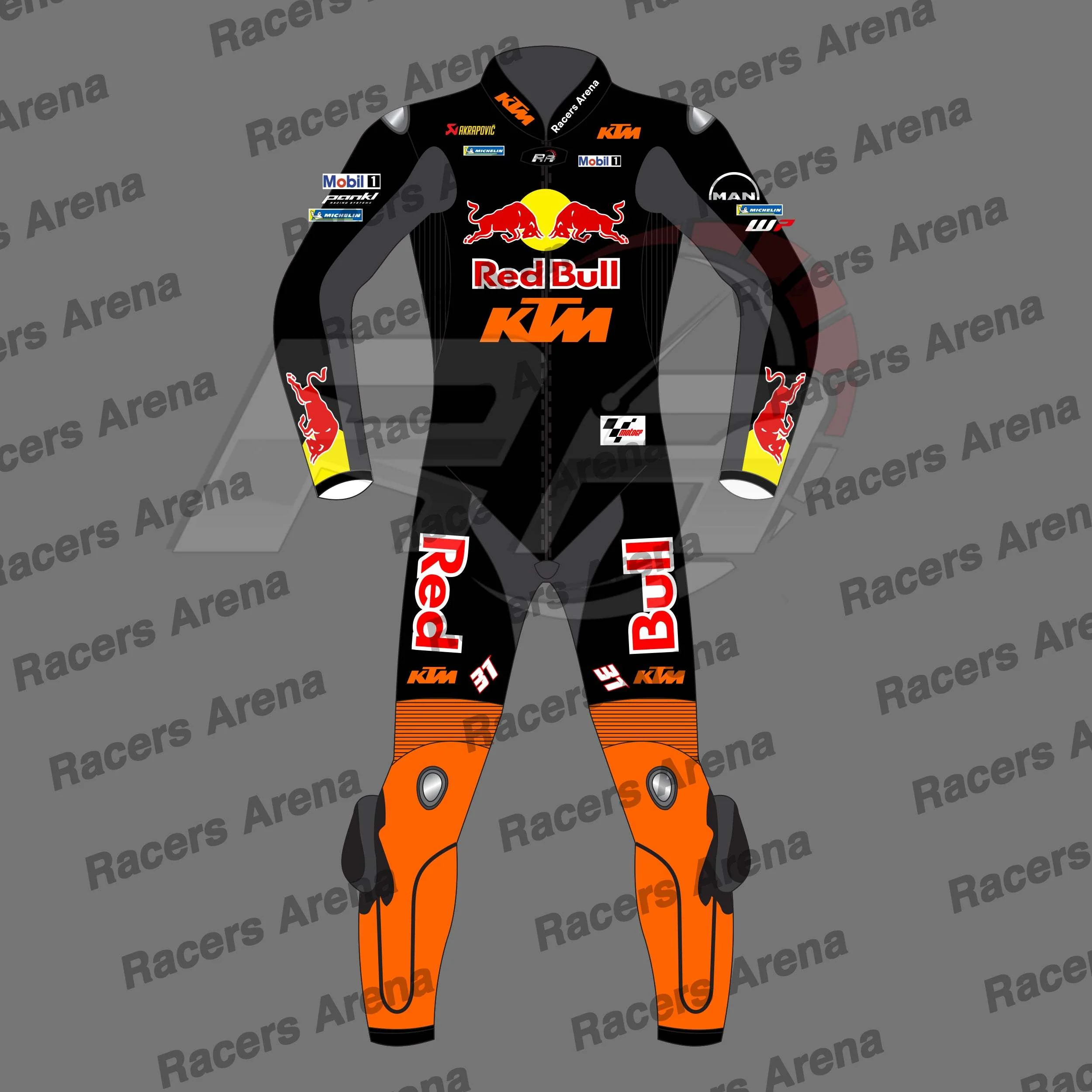 Combinaison de course en cuir Pedro Acosta KTM Winter Test 2025