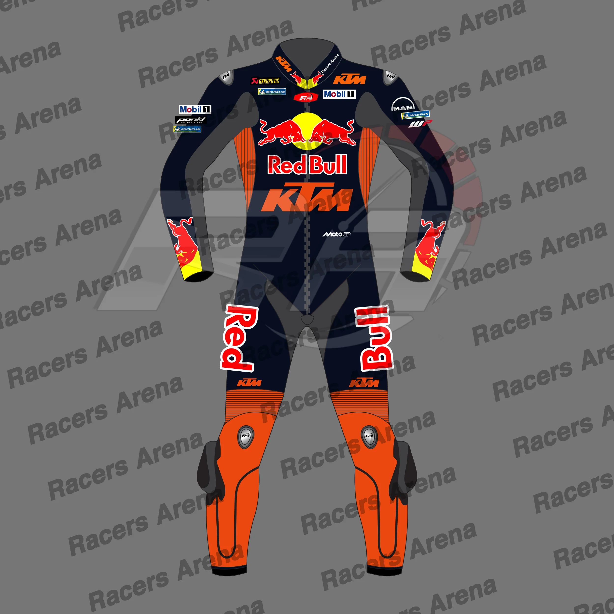 Combinaison de course en cuir Pedro Acosta Redbull KTM 2025 – Image 2