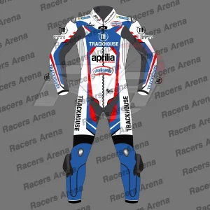 Combinaison de course en cuir pour moto Aprilia MotoGP 2024 de Raul Fernandez