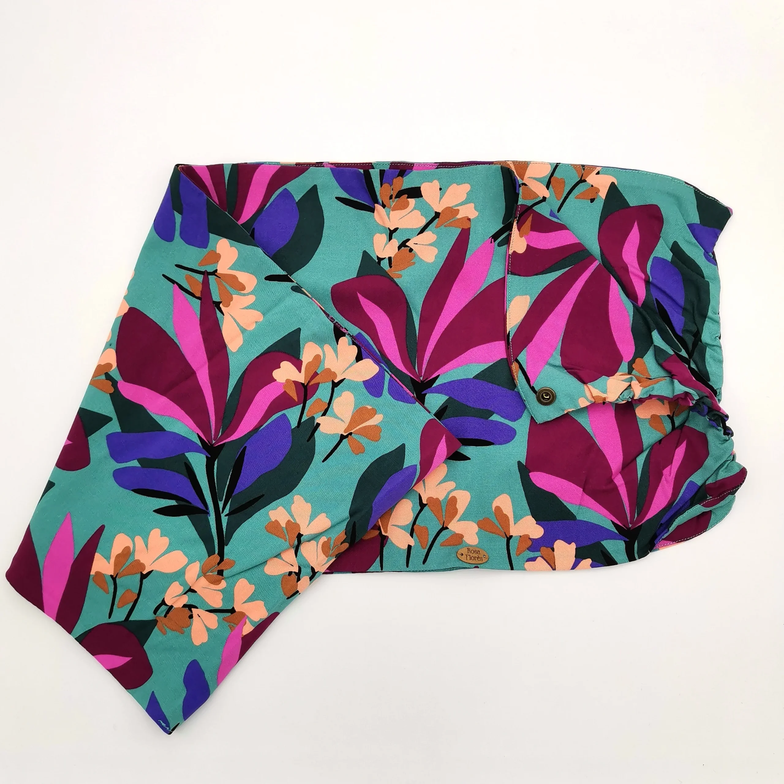 Foulard à pression en viscose – Image 3