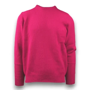 Rundhals Pullover aus Lammwolle