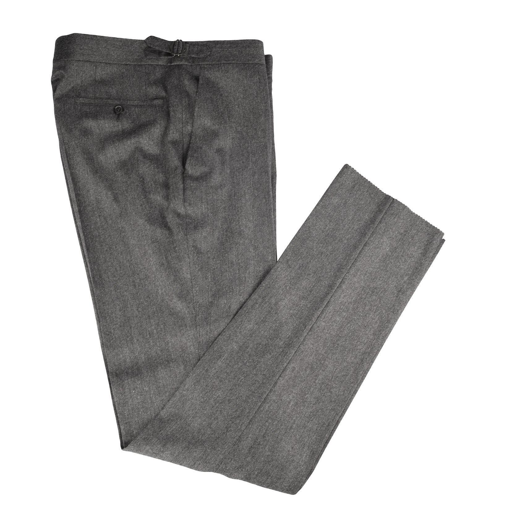 Schurwoll-Anzug mit Fischgrat – Image 3