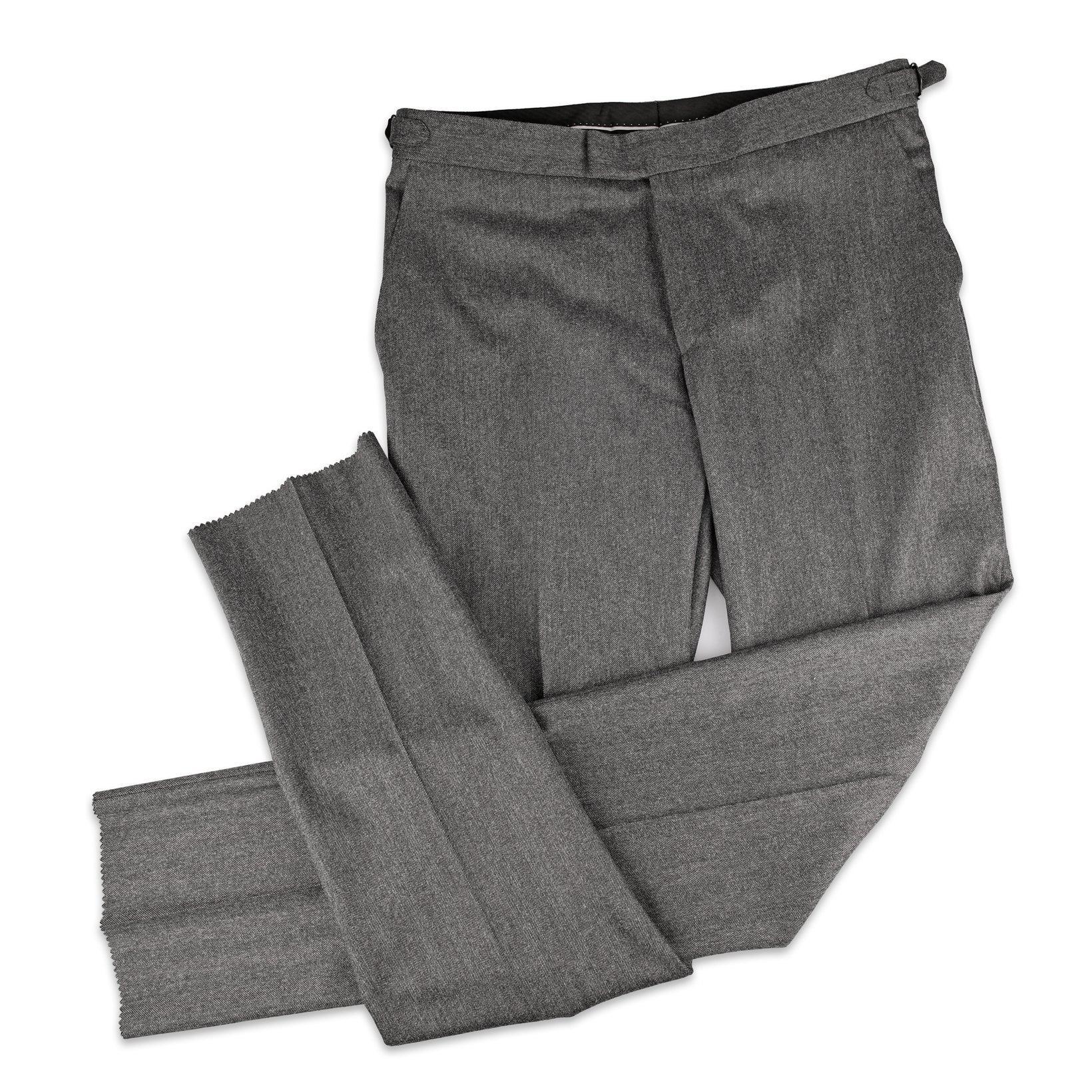 Schurwoll-Anzug mit Fischgrat – Image 5