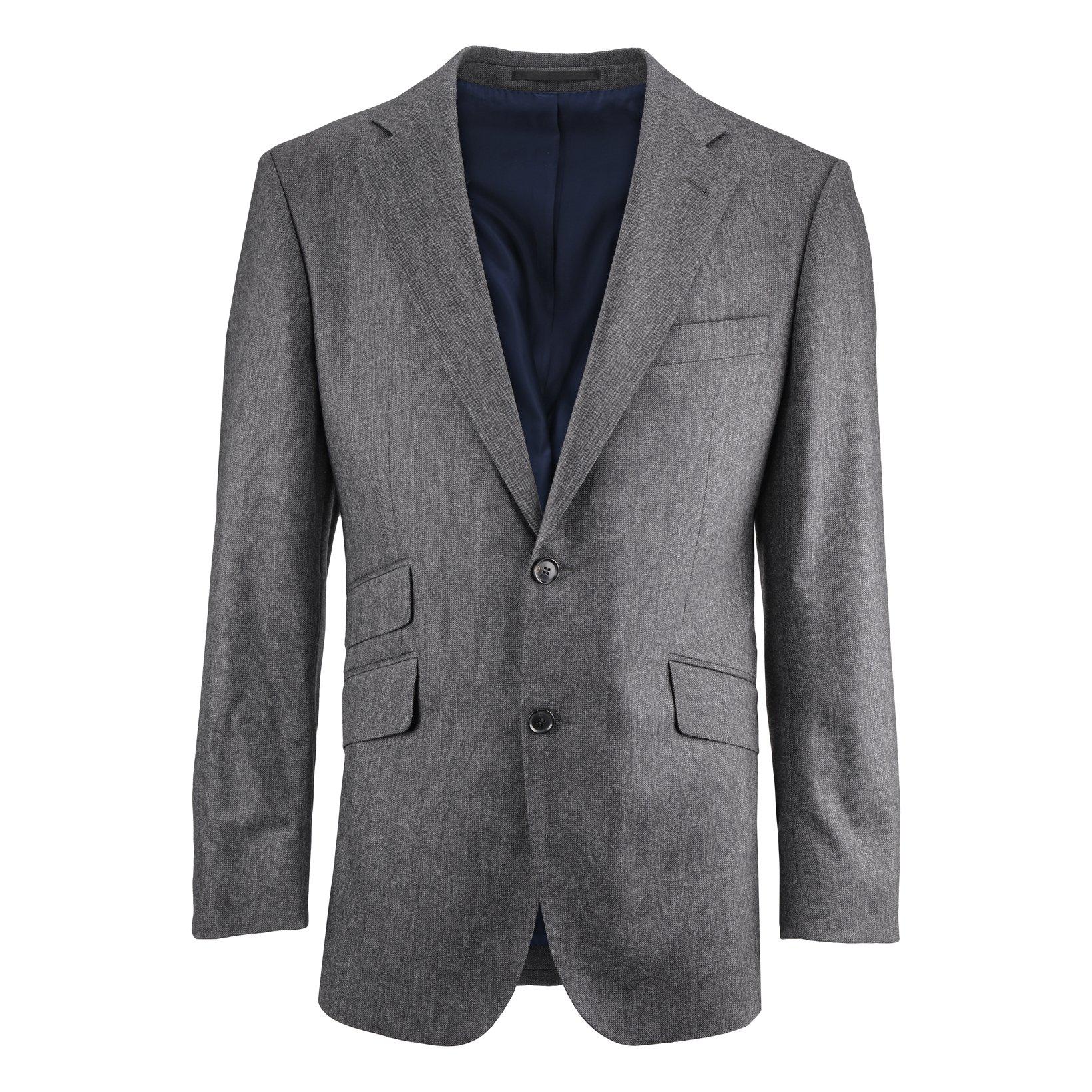 Schurwoll-Anzug mit Fischgrat – Image 2