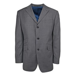 Schurwoll-Anzug mit Glencheck