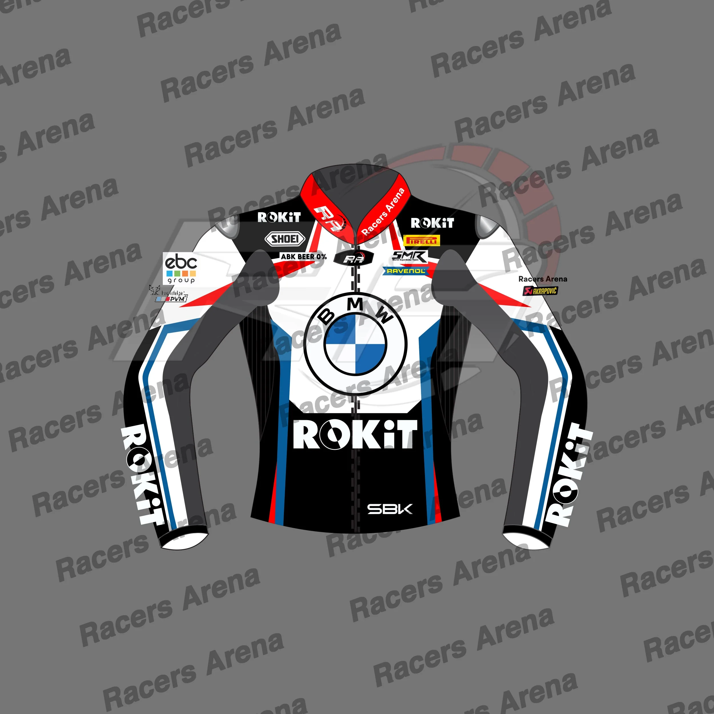 Toprak Razgatlıoğlu BMW 2024 Veste de course en cuir pour moto
