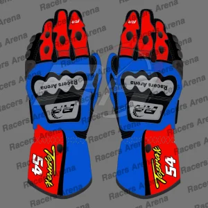 Gants de course en cuir pour moto Toprak Yamaha Pata SBK 2023
