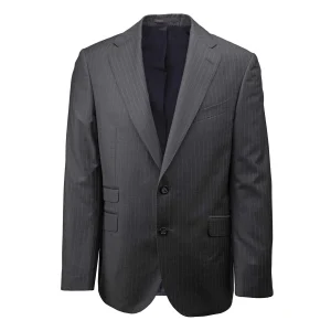 Woll-Anzug mit Nadelstreifen