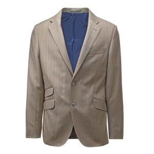 Woll-Anzug mit Überkaro