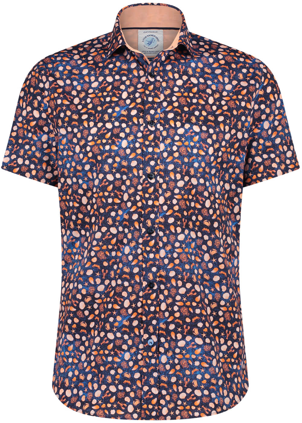 A Fish Named Fred Ensemble de Homard Chemise à Manches Courtes Marine