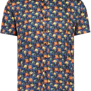 A Fish Named Fred Baywatch Tower Chemise à Manches Courtes Navy