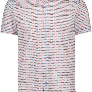 A Fish Named Fred Cadillac Chemise À Manches Courtes Corail