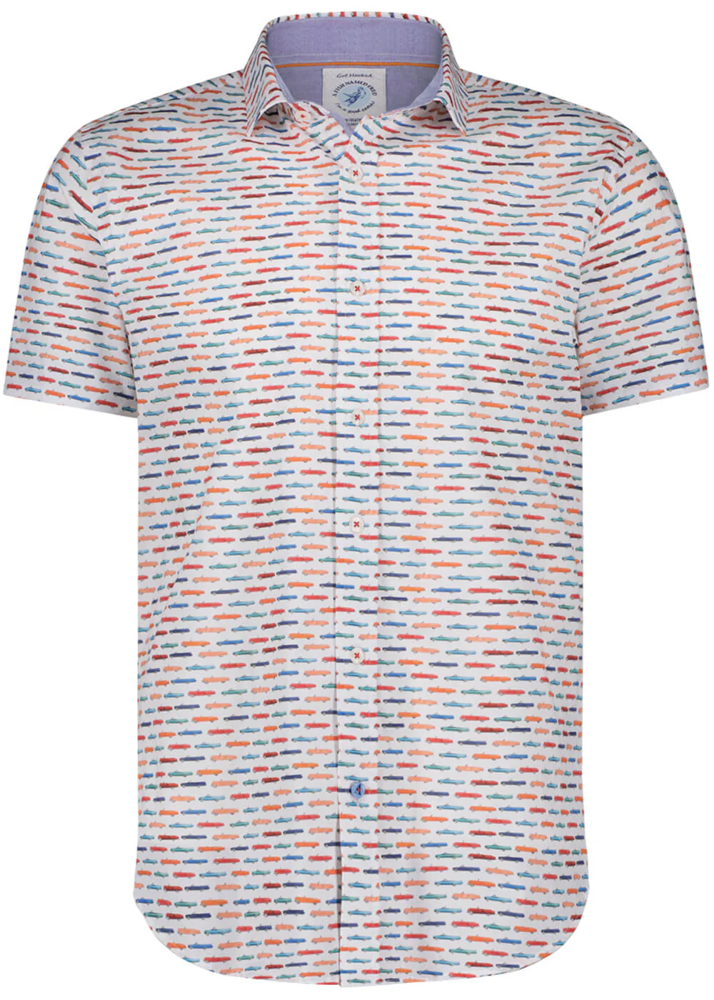 A Fish Named Fred Cadillac Chemise À Manches Courtes Corail – Image 2