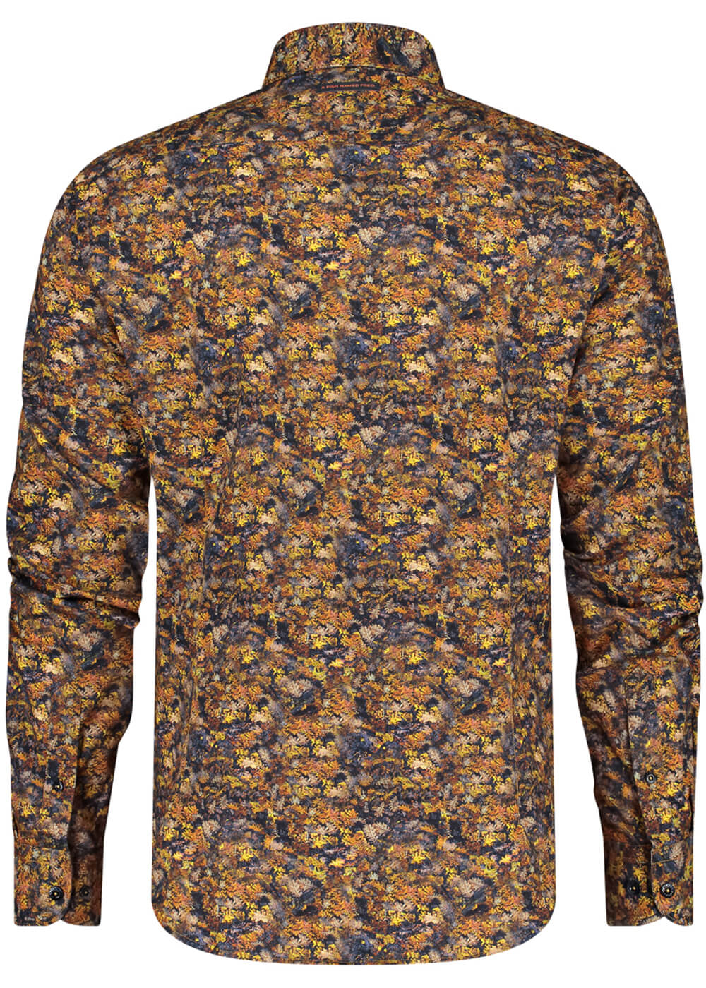 A Fish Named Fred Chemise Feuilles de Forêt Brun – Image 5