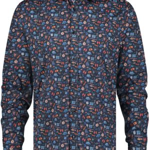 Chemise A Fish Named Fred Camping Gear Bleu Marine