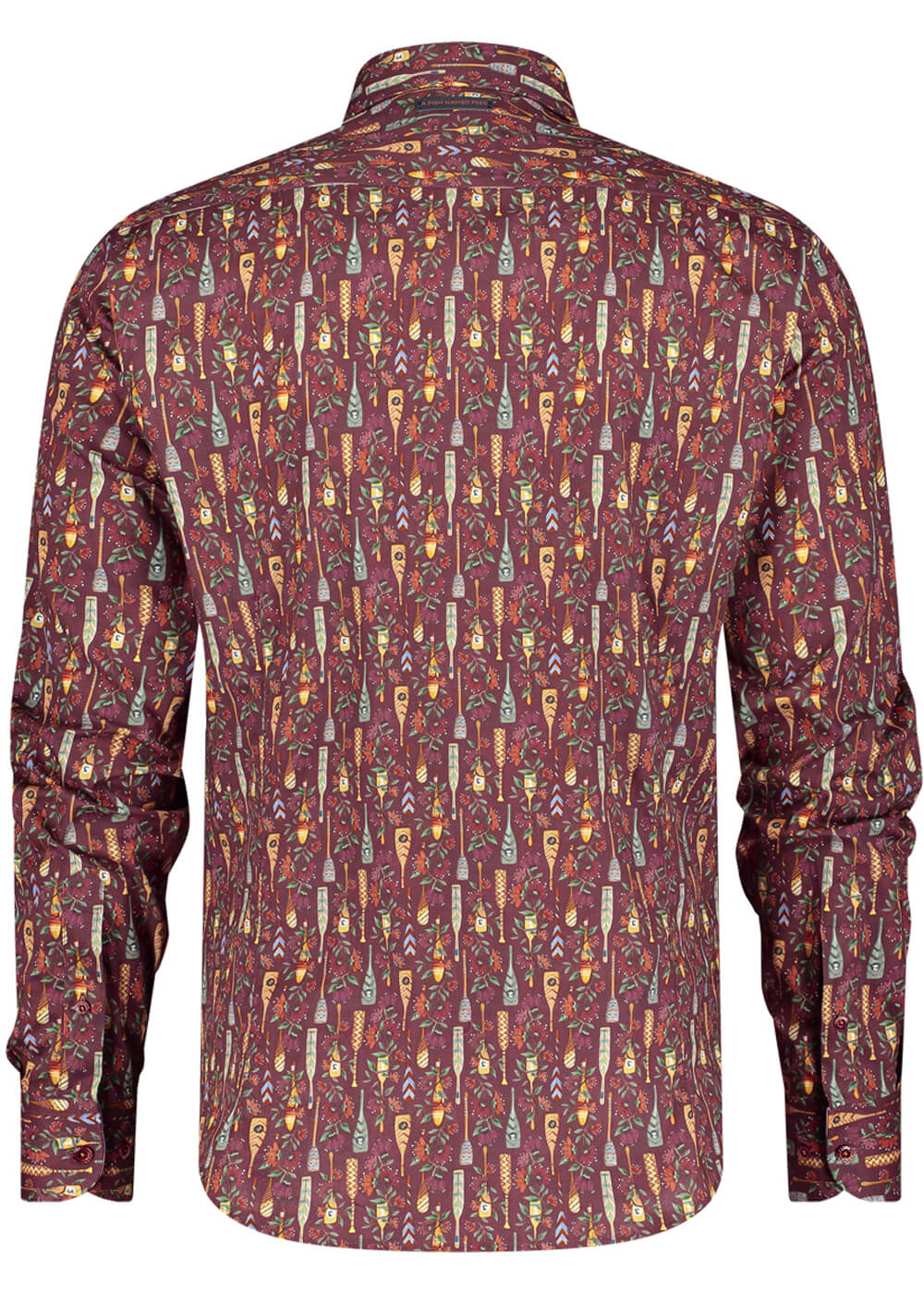 A Fish Named Fred Chemise Paddies Colorées Bourgogne – Image 3