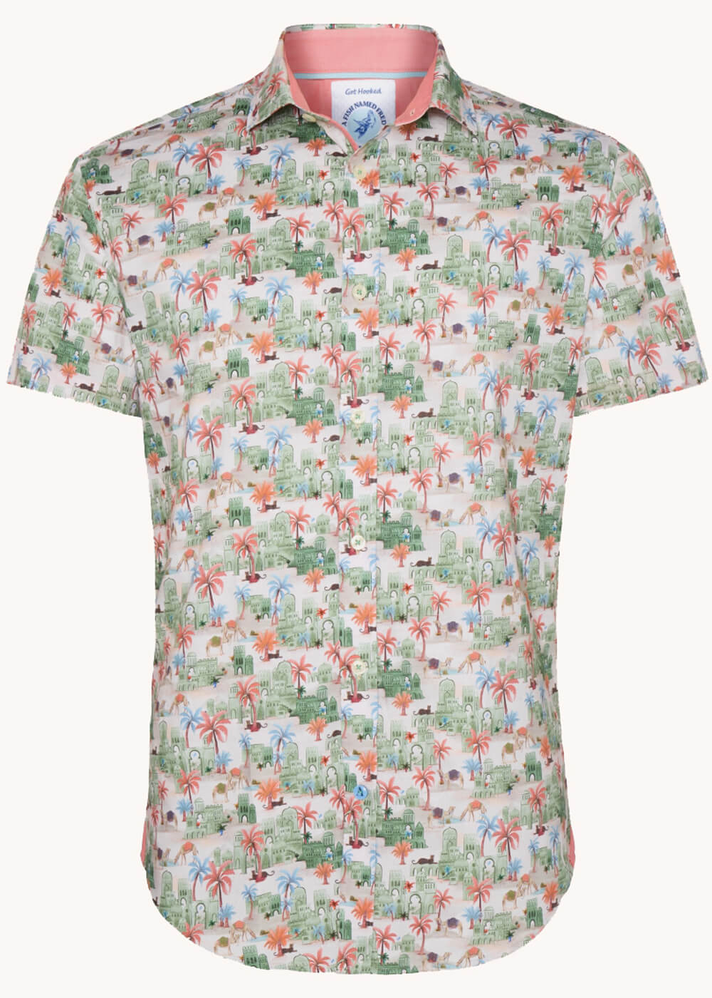 A Fish Named Fred Chemise Oasis Vert Clair – Image 2