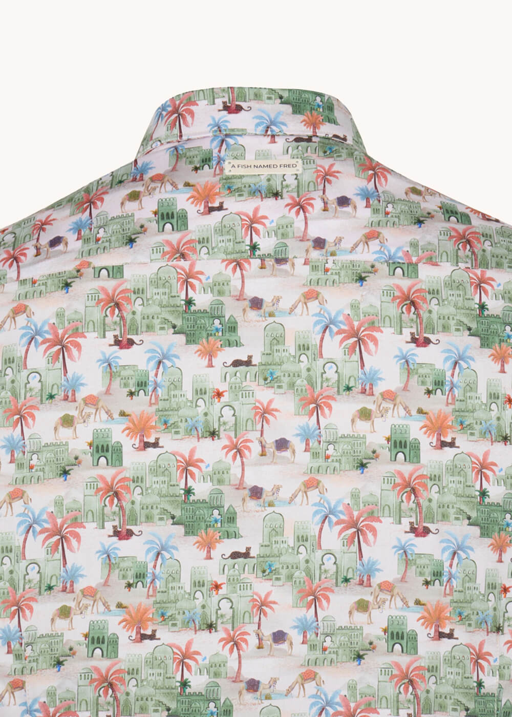 A Fish Named Fred Chemise Oasis Vert Clair – Image 4