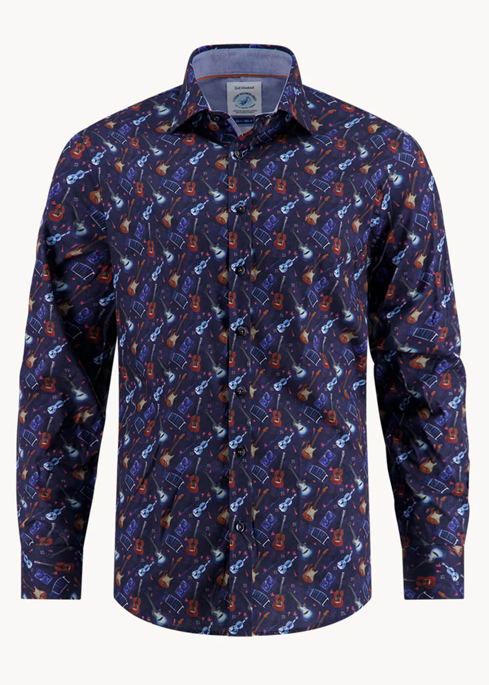 T-shirt Musique à Guitares Variées A Fish Named Fred Marine